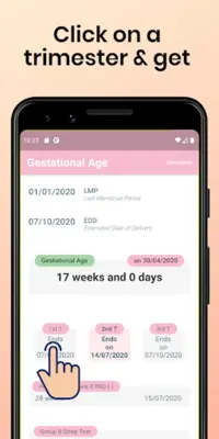 Gestational Age android App screenshot 2